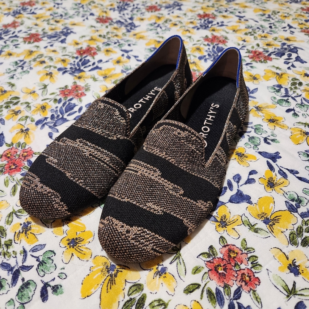 Rothy's Golden Shimmer Loafers 11.5